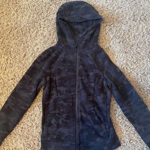 Lululemon camo scuba jacket